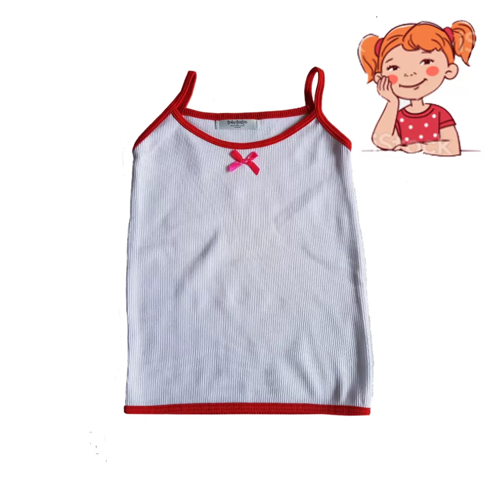 4-5 yrs Kids Girl Cotton Vest Top For Size 4  - image 1