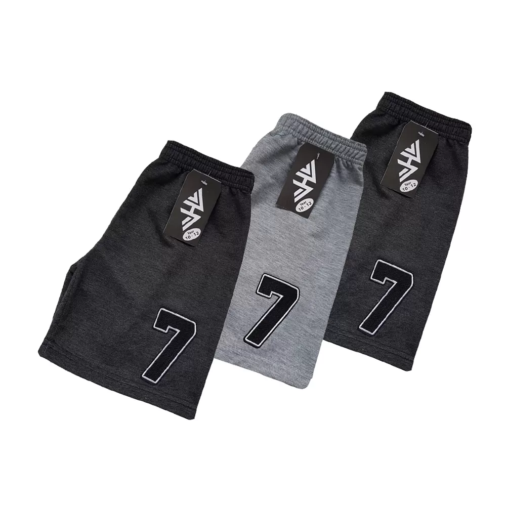 10-12years Kids Boy Short Pure Cotton Pants - Grey  - image 3