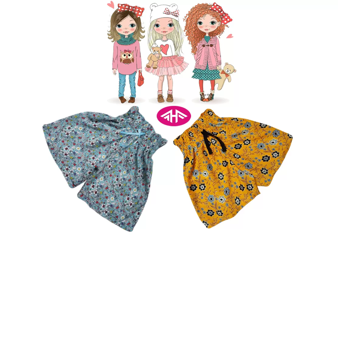 9-10 yrs AHF  Kids Girl Fancy Short Pants  - image 1