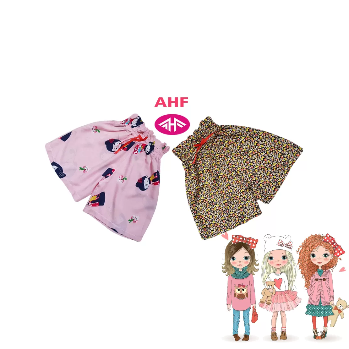 9-10 yrs AHF Kids Girl Fancy Short Pants
