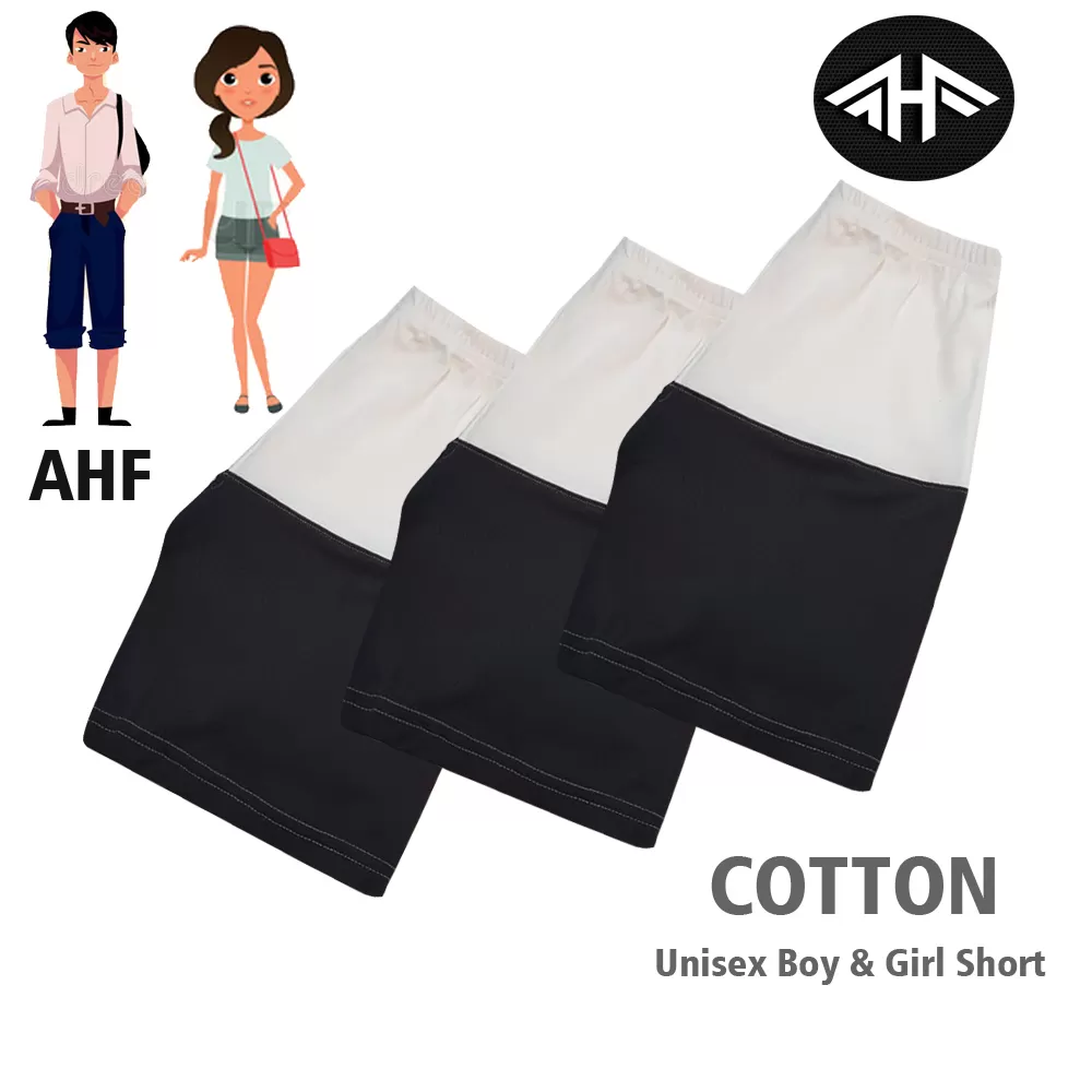One size Boyand GirlCotton Short Pant - 3 Pack - image 1
