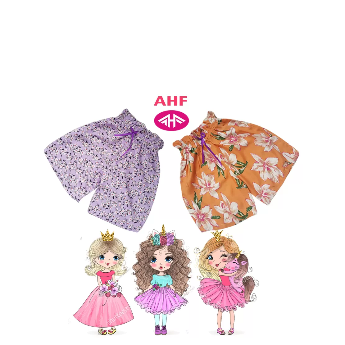 9-10 yrs AHF  Kids Girl Fancy Short Pants  - image 1