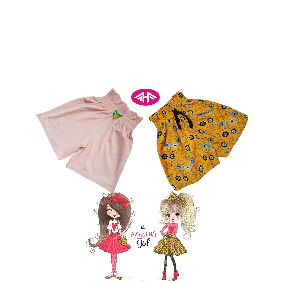 9-10 yrs AHF  Kids Girl Fancy Short Pants  - image 3