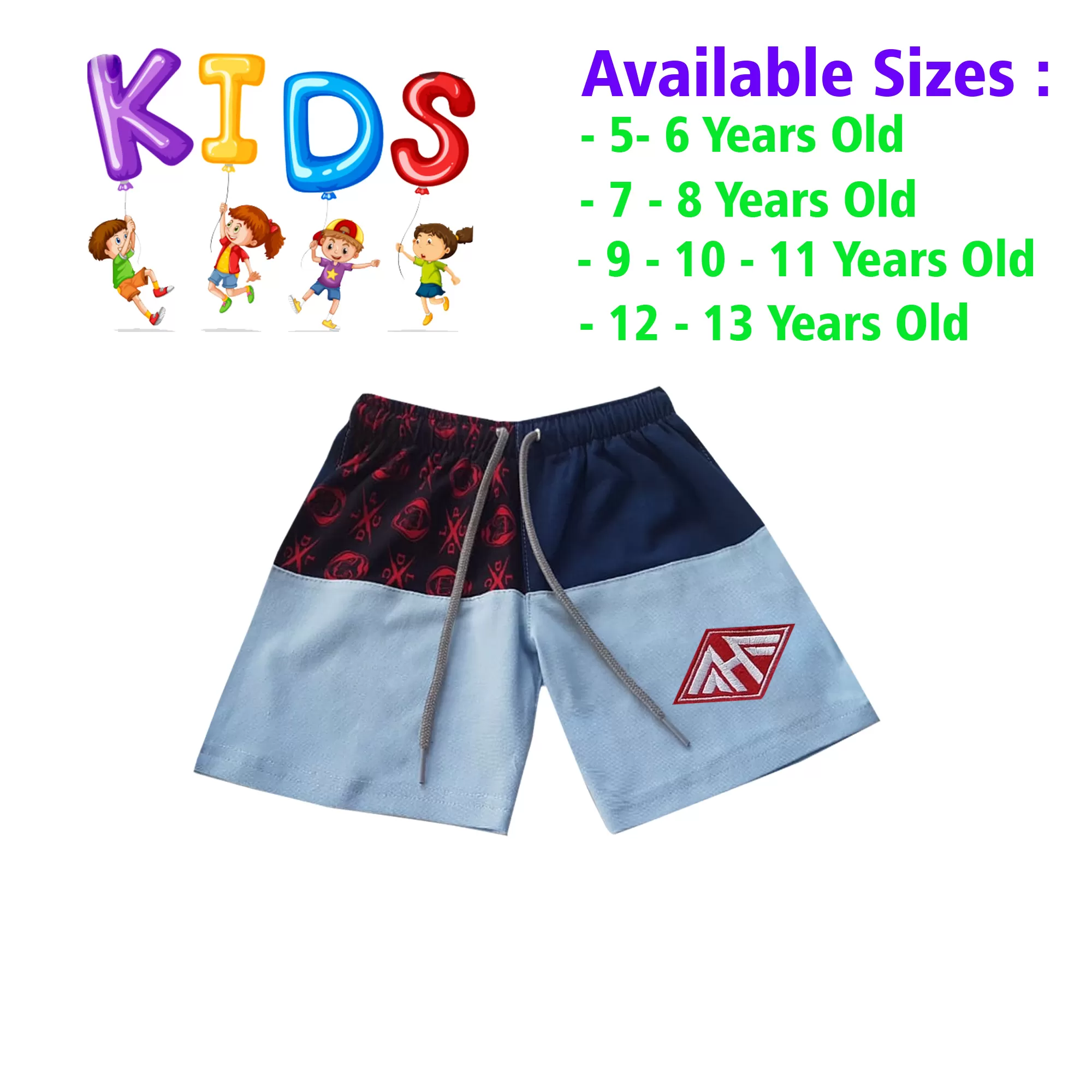 12-13 yrs Unisex Kids Boy & Girl Cotton Short - - image 1