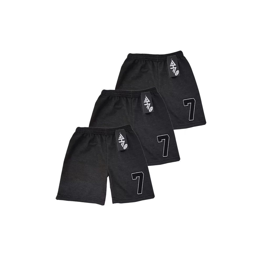 10-12years Kids Boy Short Pure Cotton  - Dark Grey  - image 1
