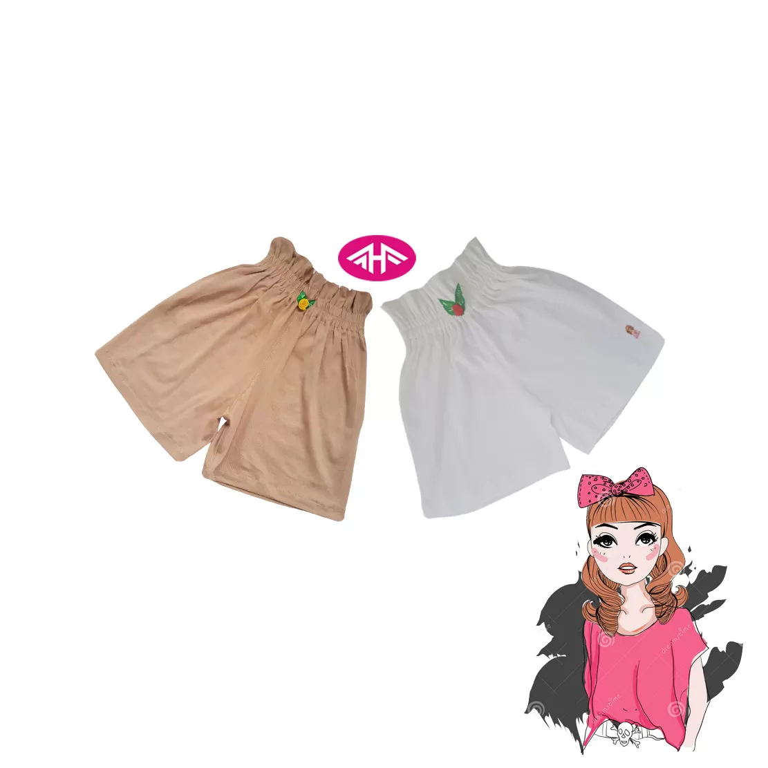 9-10 yrs AHF Kids Girl Fancy Short Pants