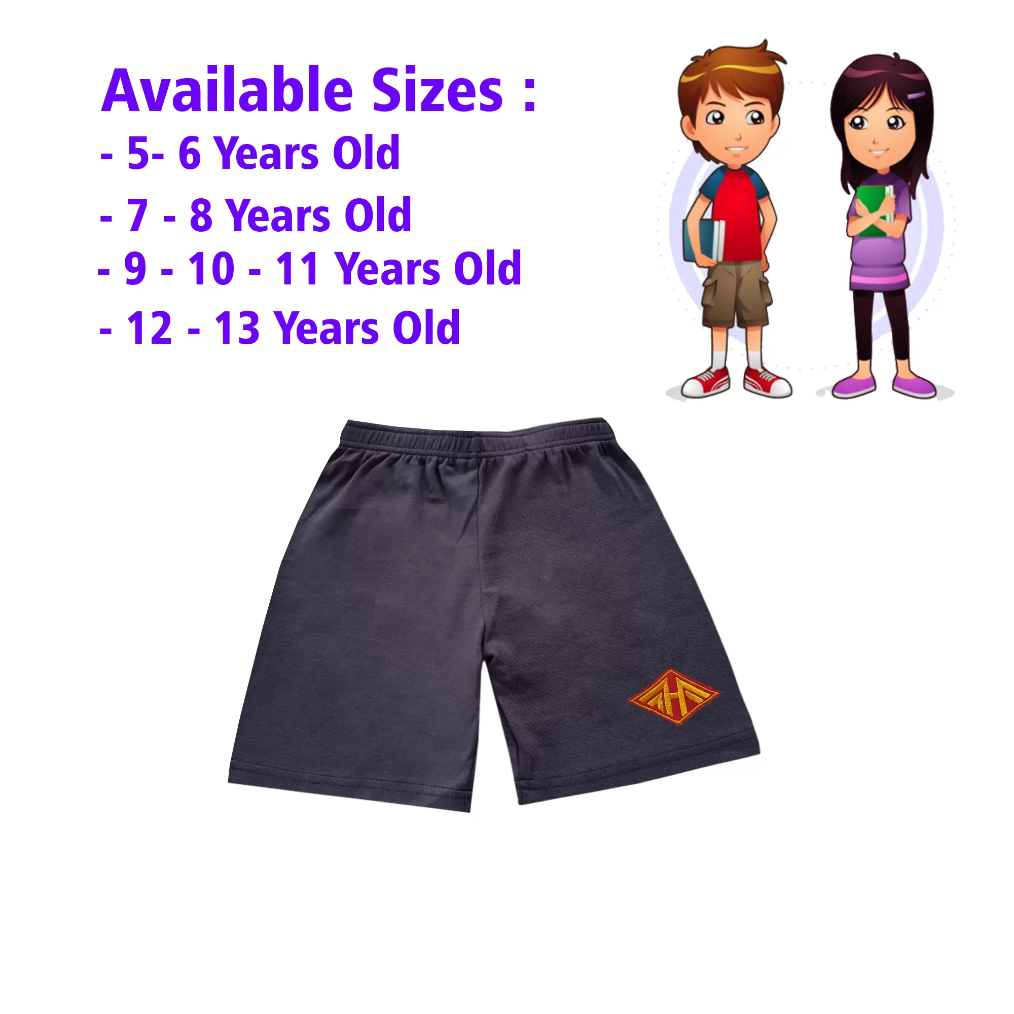 9-10 yrs Kids Boy & Girl Cotton Short Pants - 1 PACK - image 1