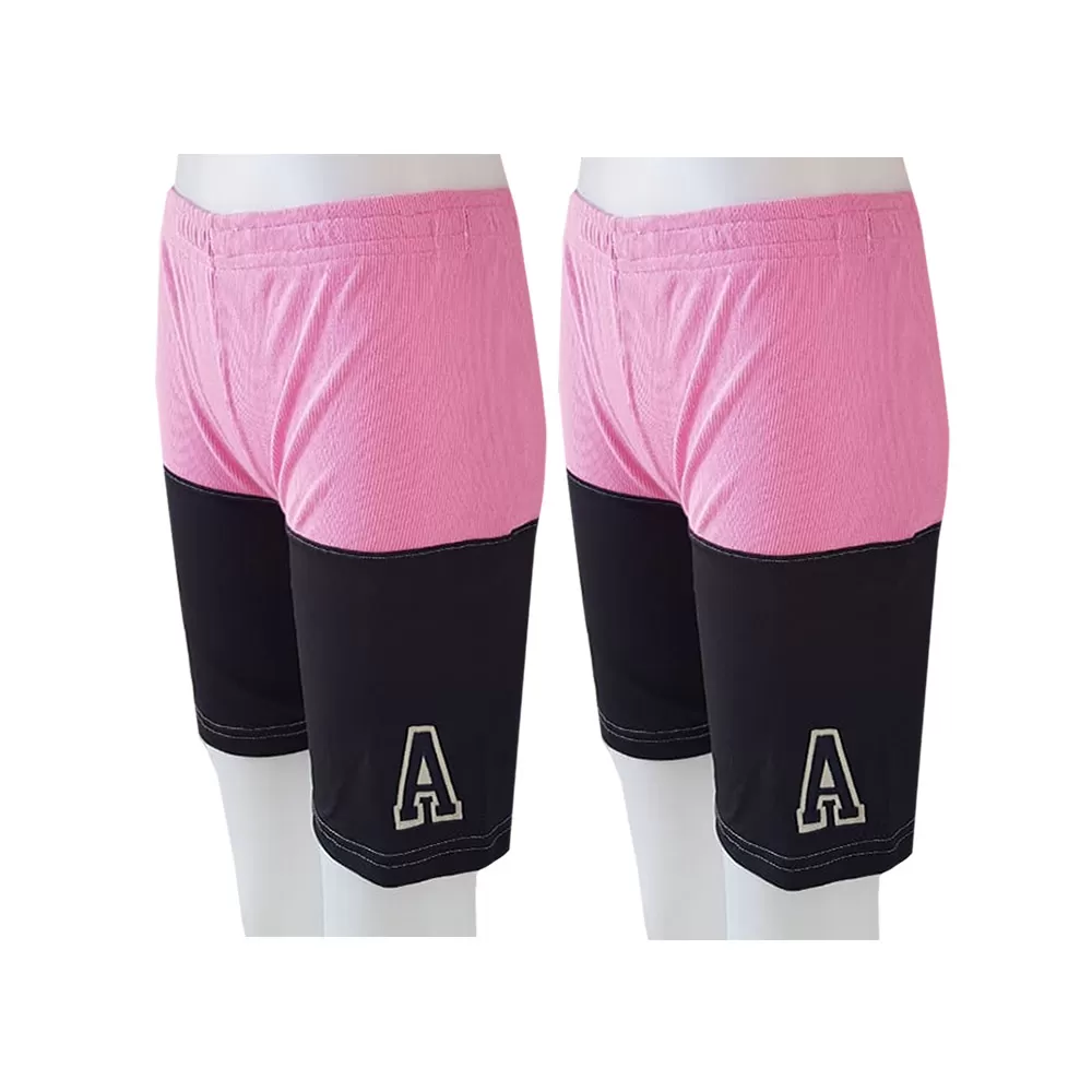 14 yrs Boy & Girl Ice Cream Soft Cotton Short - 2PCs - image 1