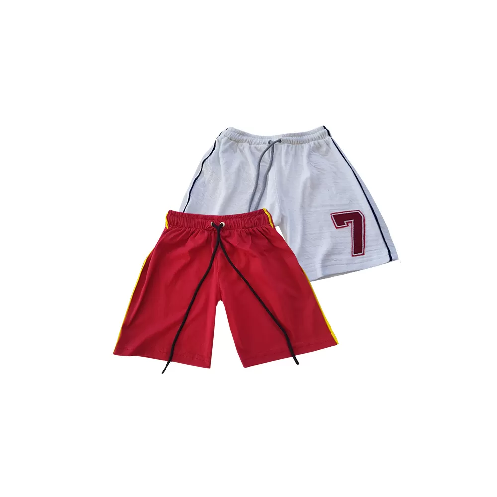 10-11 yrs Kids Boy & Girl Short Pure Cotton  - 2PCs - image 1