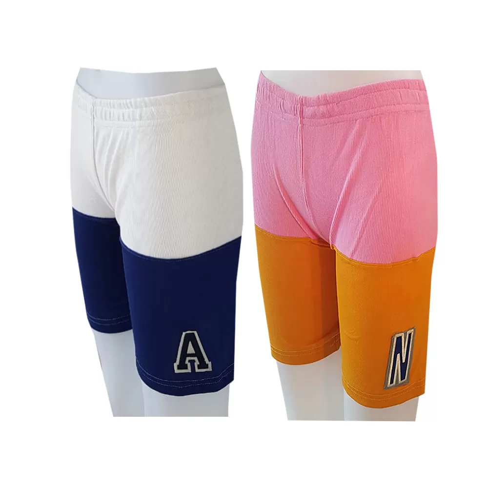 14 yrs Boy & Girl Ice Cream Soft Cotton Short - 2PCs - image 1