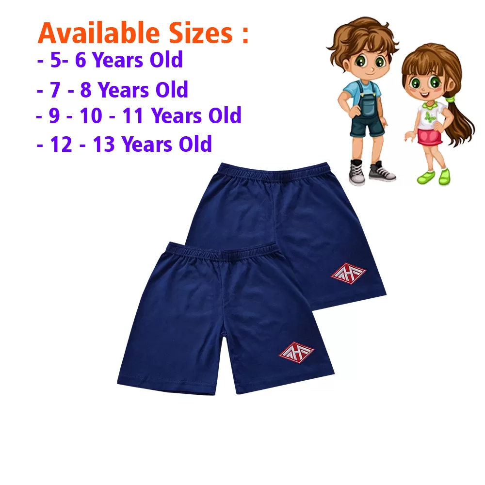 5-6 yrs Unisex Kids Boy & Girl Cotton Short - 2 PACK - image 1