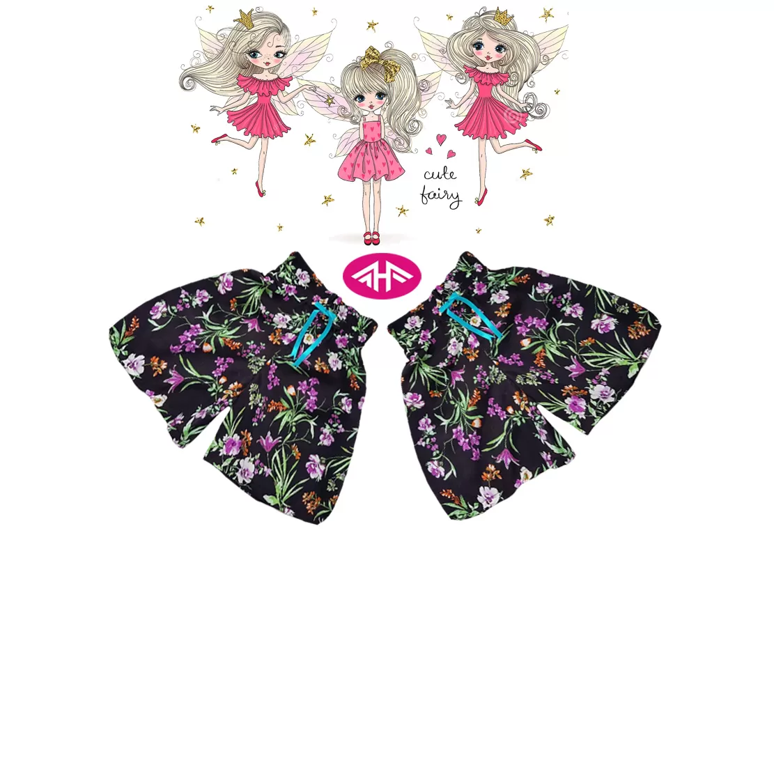 9-10 yrs AHF  Kids Girl Fancy Short Pants  - image 1