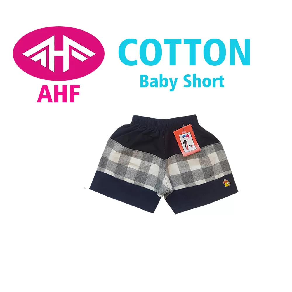 1-2 yrs Baby Cotton Short Pants  - 3 Pack - image 2