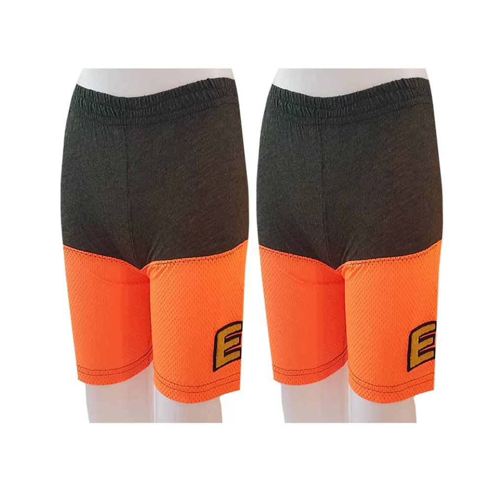 14 yrs Boy & Girl Ice Cream Soft Cotton Short - 2PCs - image 1