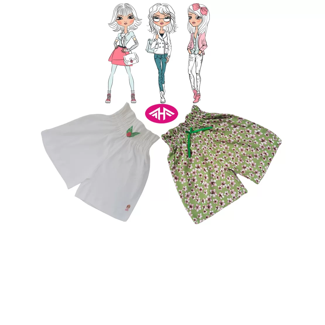 9-10 yrs AHF  Kids Girl Fancy Short Pants  - image 1