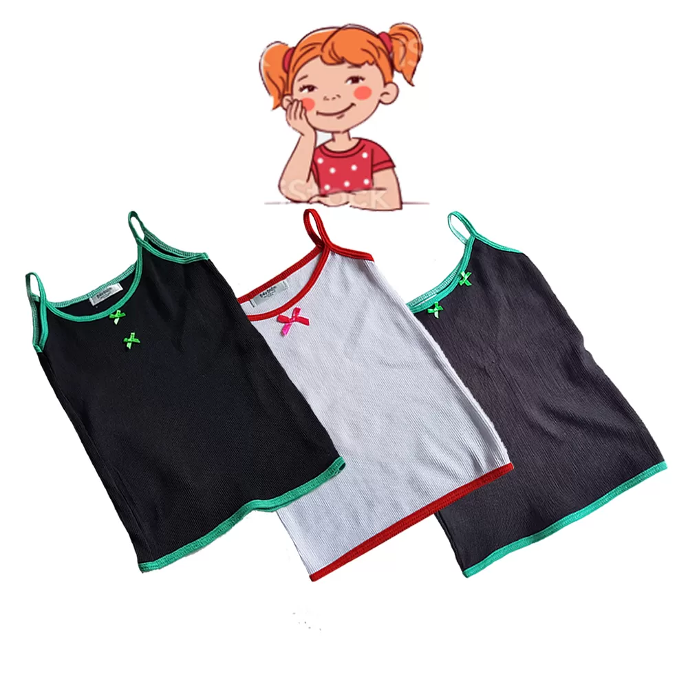 4-5 yrs Kids Girl Cotton Vest Top For Size 4  - image 1