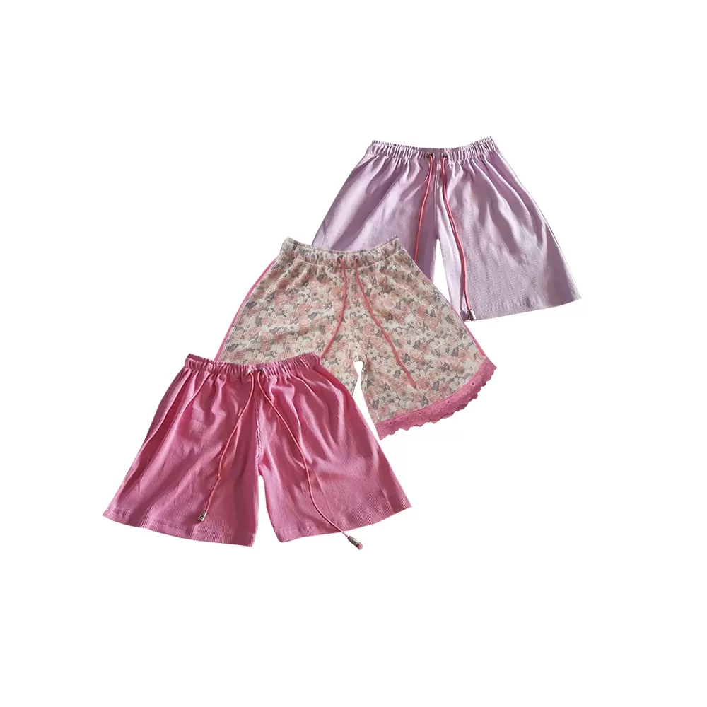 Multicolor 10-11 yrs Kids Girl Short Pure Cotton   - image 1