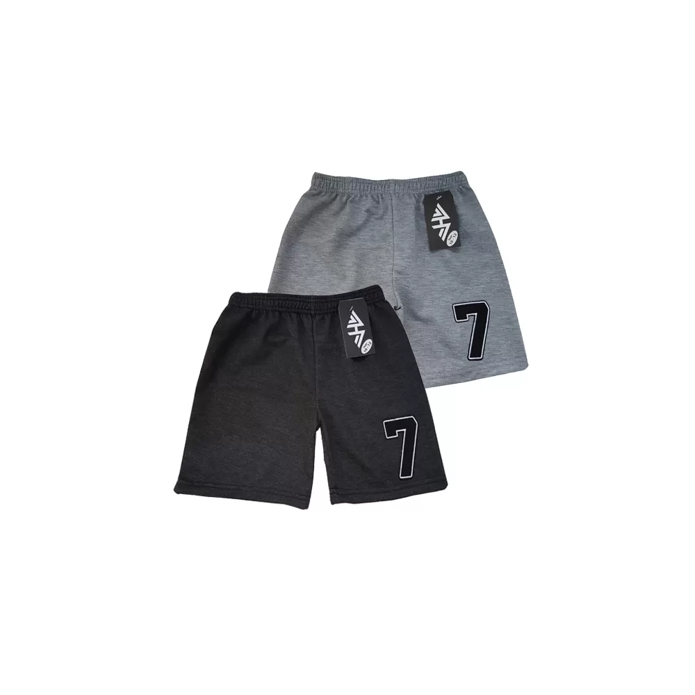 10-12years Kids Boy Short Pure Cotton Pants - Grey