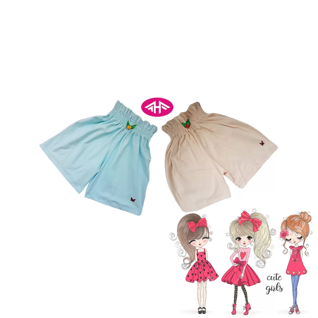 9-10 yrs AHF  Kids Girl Fancy Short Pants  - image 1