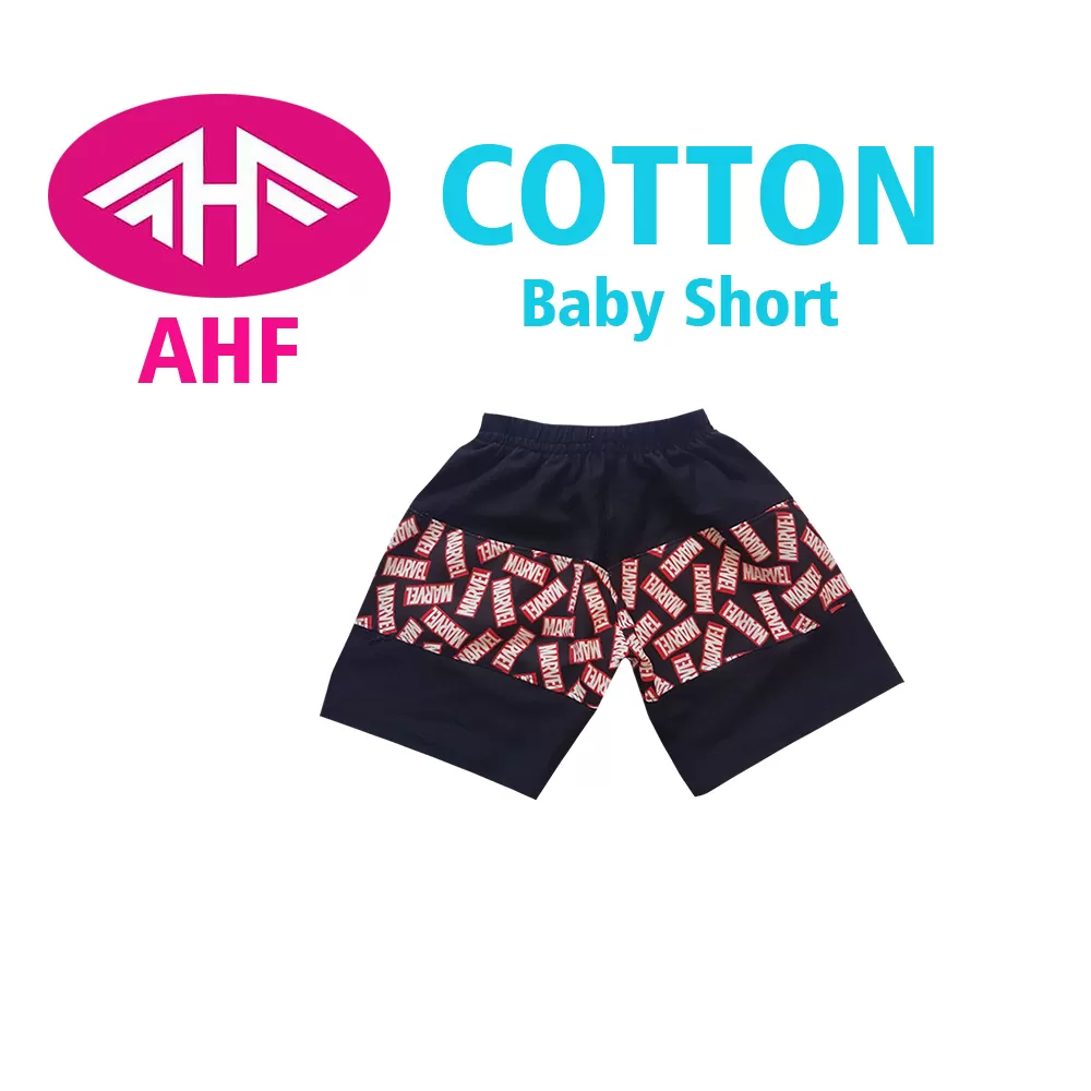 1-2 yrs Baby Cotton Short Pants  - 3 Pack - image 4