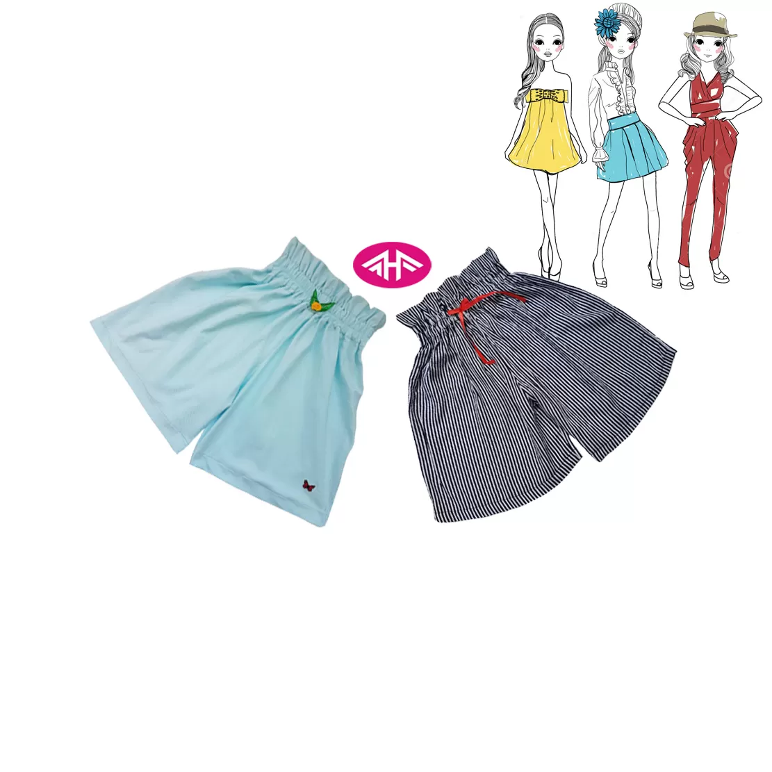 9-10 yrs AHF  Kids Girl Fancy Short Pants  - image 1