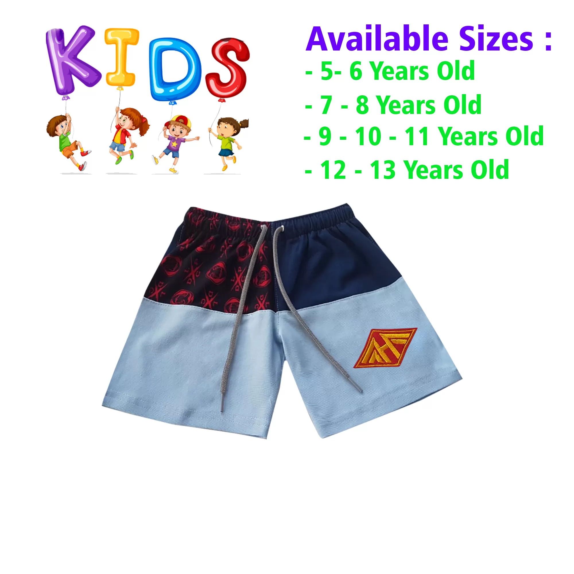10-11 yrs Unisex Kids Boy & Girl Cotton Short  - image 1