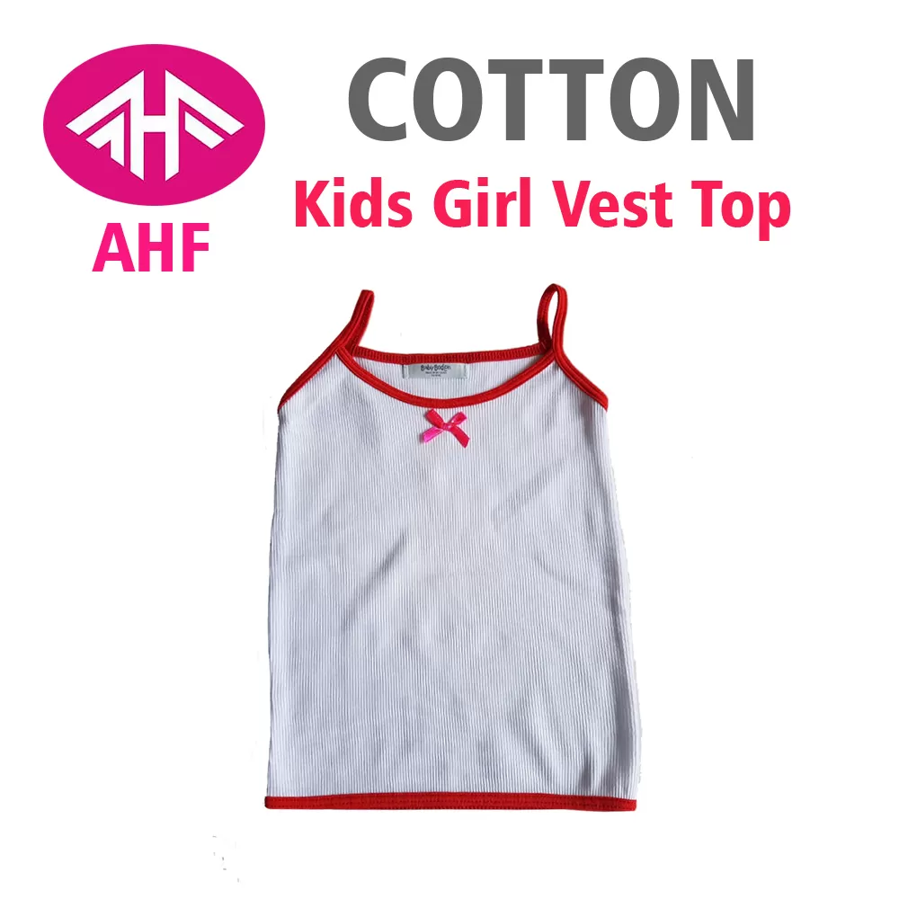 4-5 yrs Kids Girl Cotton Vest Top For Size 4  - image 4