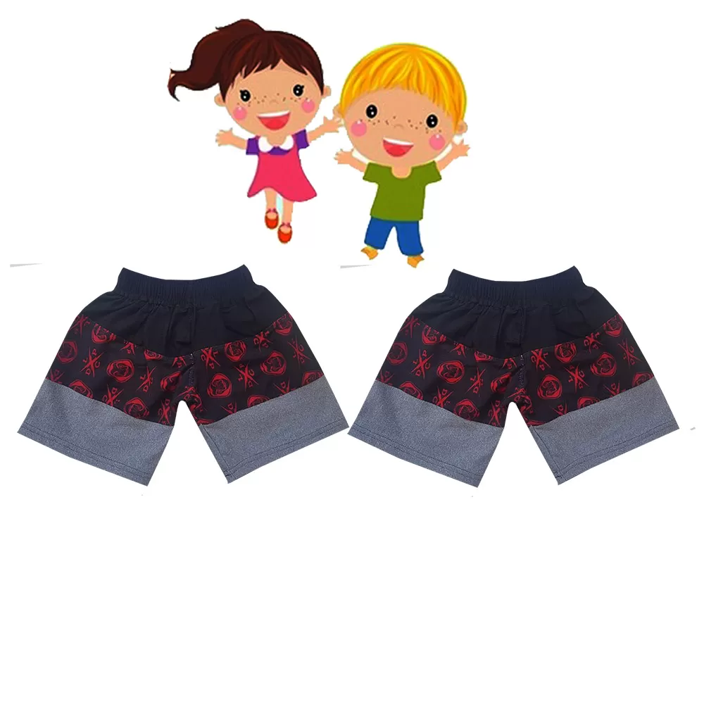 3 yrs Little Kids Boy & Girl Cotton Short  - 2 Pack - image 1