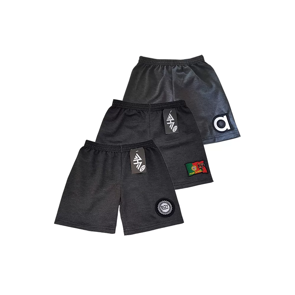 11-12 yrs Kids Boy Short Pure Cotton Pants - Grey