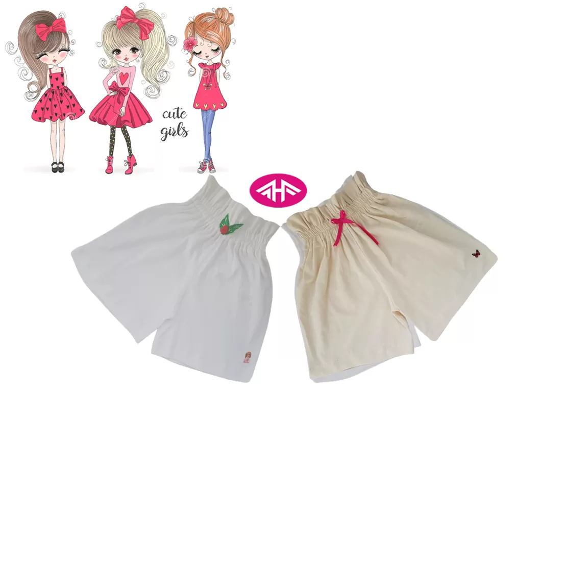 9-10 yrs AHF  Kids Girl Fancy Short Pants  - image 1
