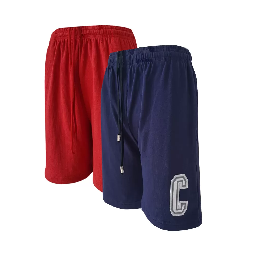 New Men & WoMen Pure Cotton Short Pants - 2PCs