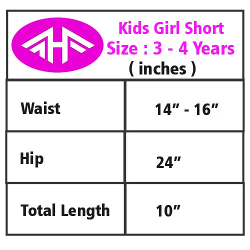 3-4 yrs AHF   Kid Girl Frill Viscose Short - 2 Pack - image 4