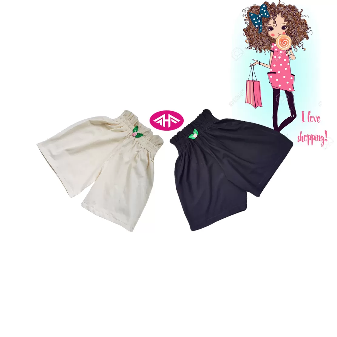 9-10 yrs AHF  Kids Girl Fancy Short Pants  - image 1