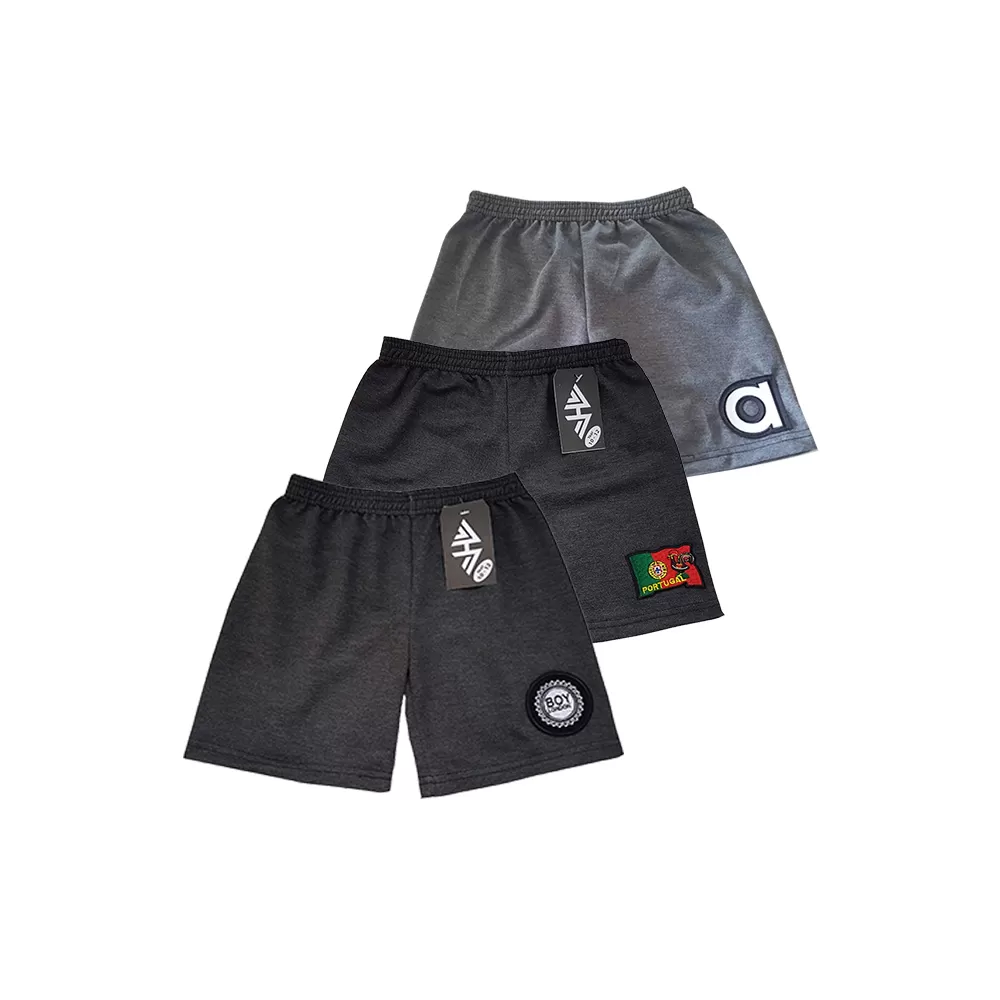 11-12 yrs Kids Boy Short Pure Cotton Pants - Grey  - image 1