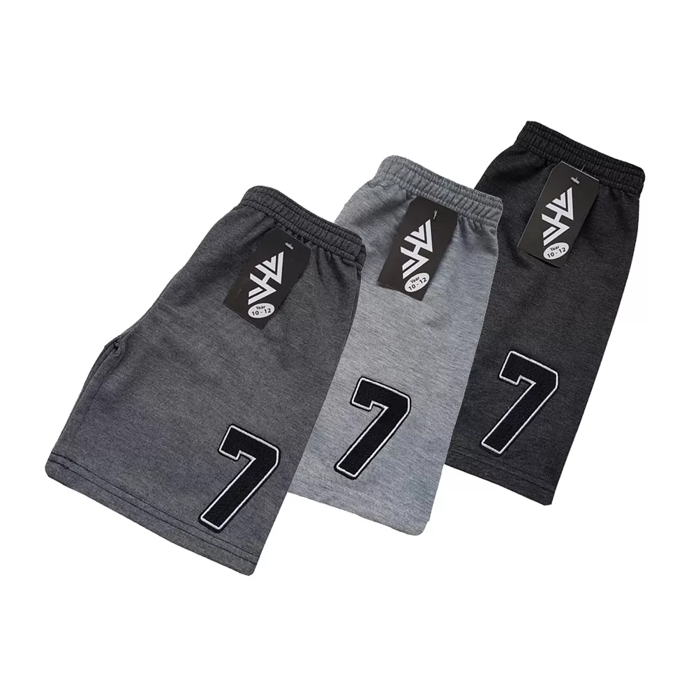 10-12years Kids Boy Short Pure Cotton Pants - Grey  - image 3