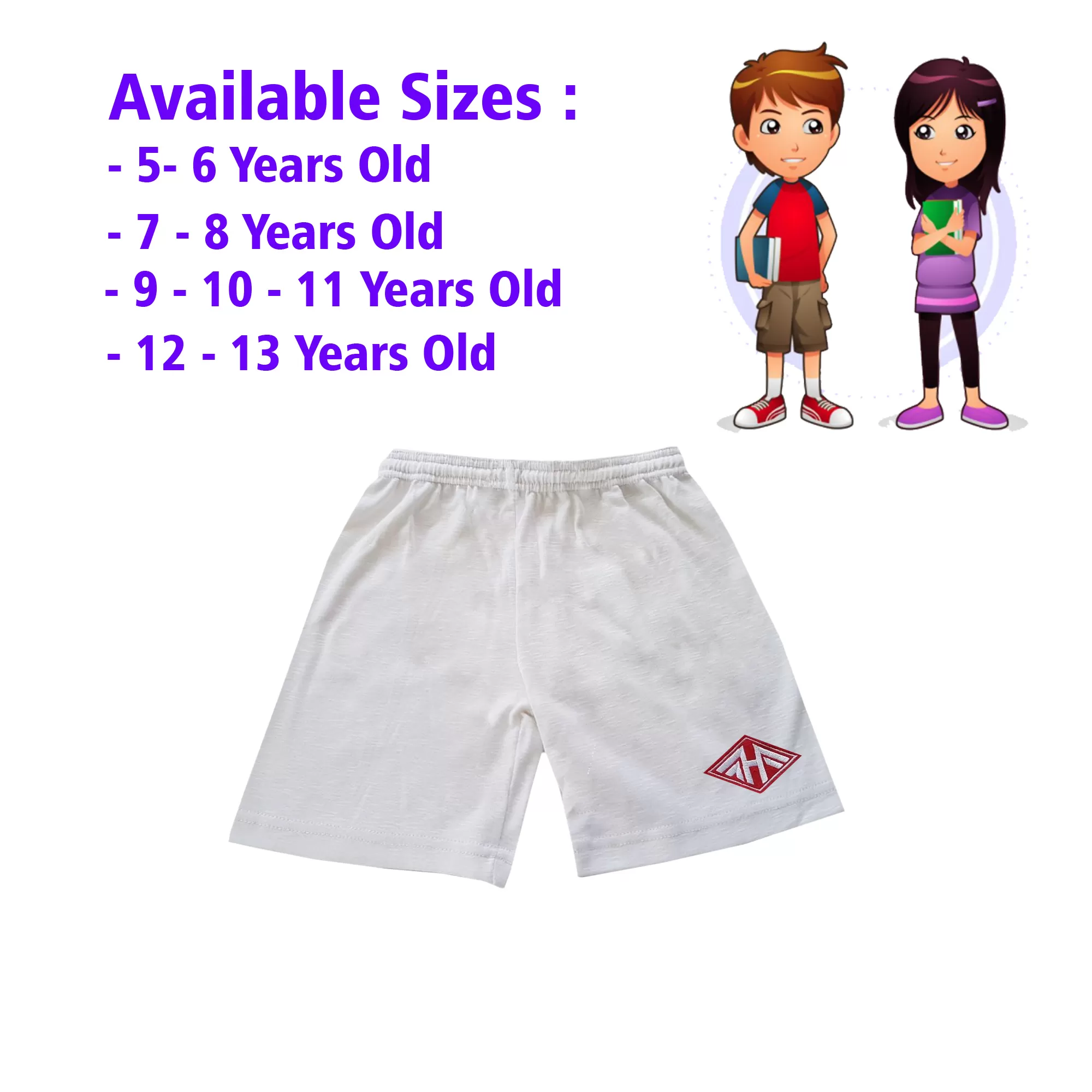 9-10 yrs Kids Boy & Girl Cotton Short Pants - 1 PACK - image 1