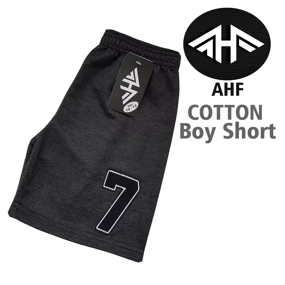 10-12years Kids Boy Short Pure Cotton  - Dark Grey  - image 4