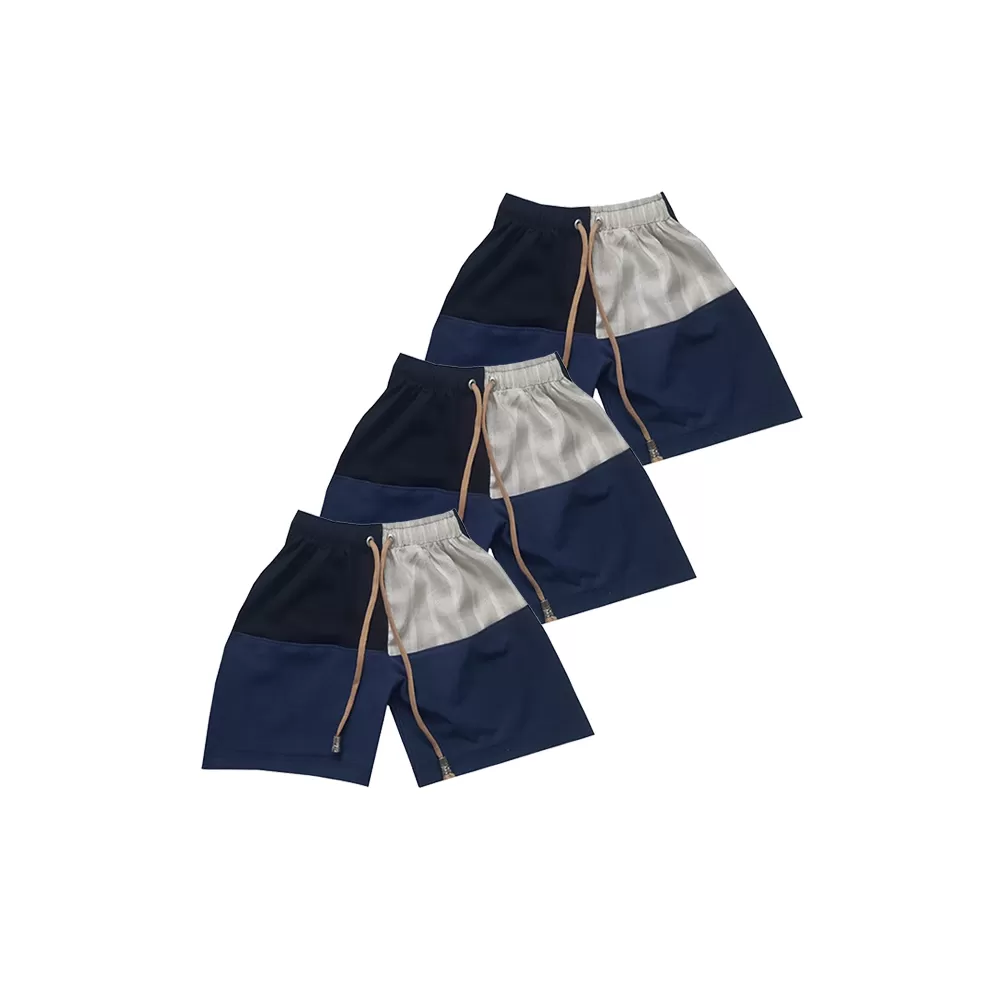 7-8 yrs Kids Boy & Girl Cotton Short Pants - 3 Pack