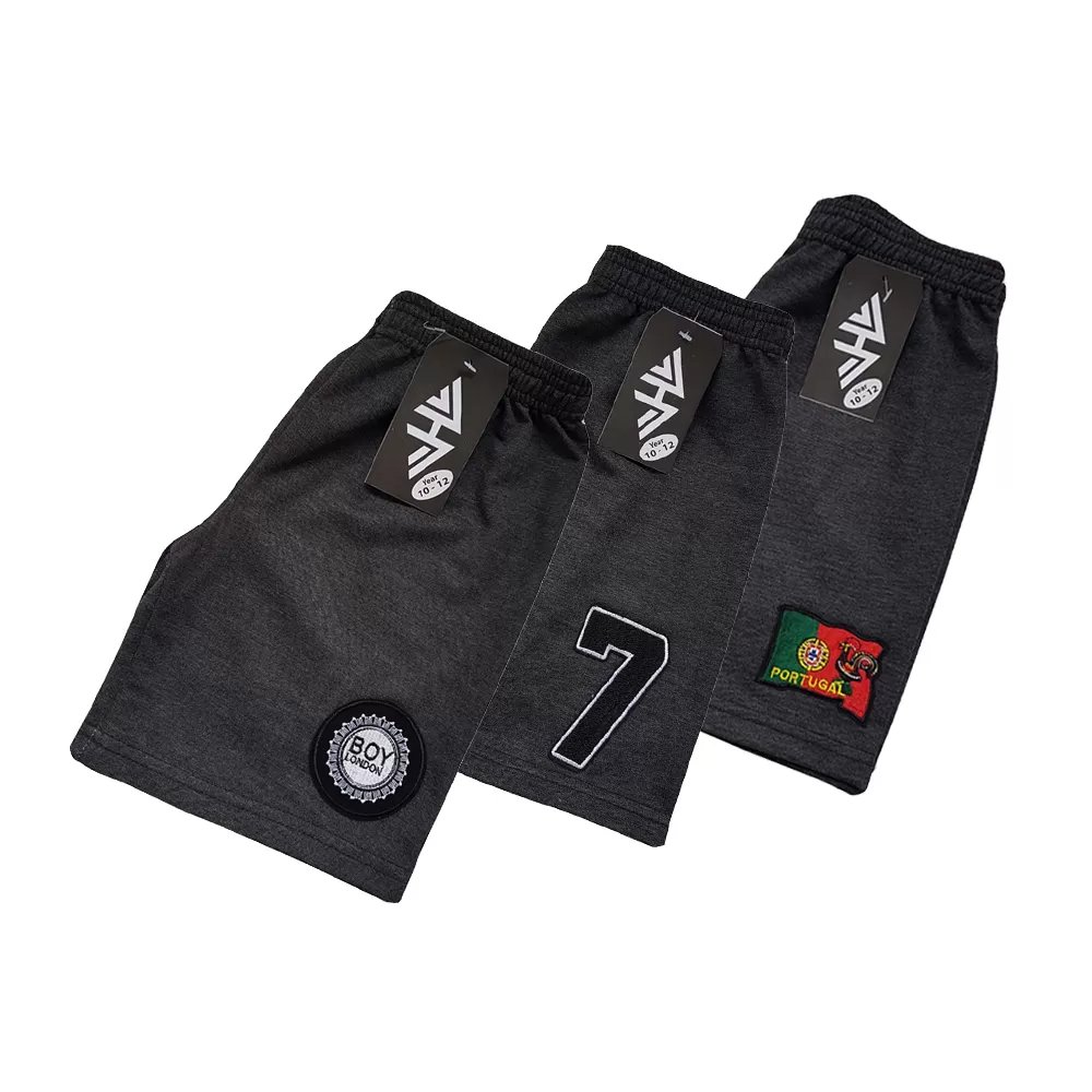 10-12years Kids Boy Short Pure Cotton Pants - Grey  - image 3