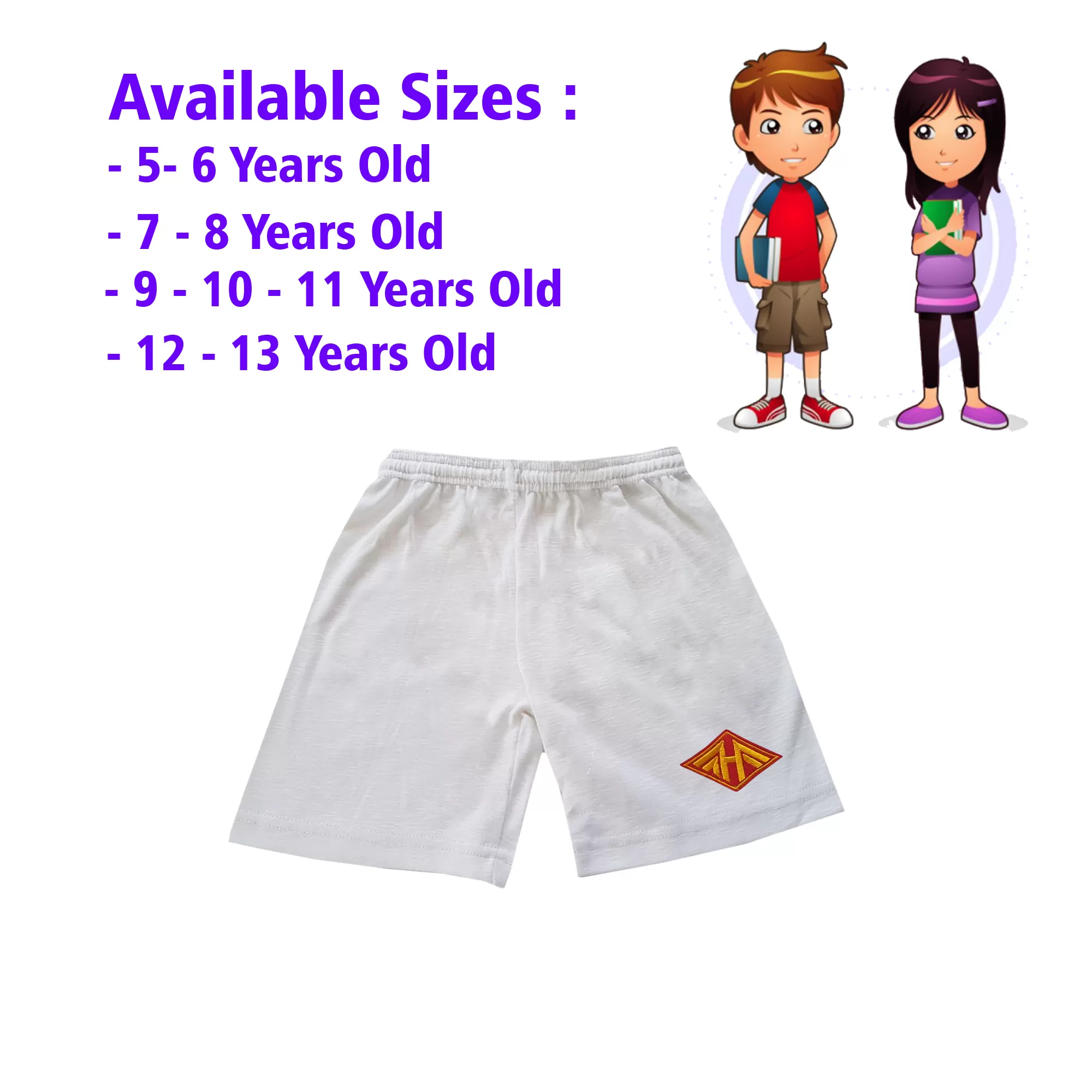 5-6 yrs Unisex Kids Boy & Girl Cotton Short - 1 PACK - image 1