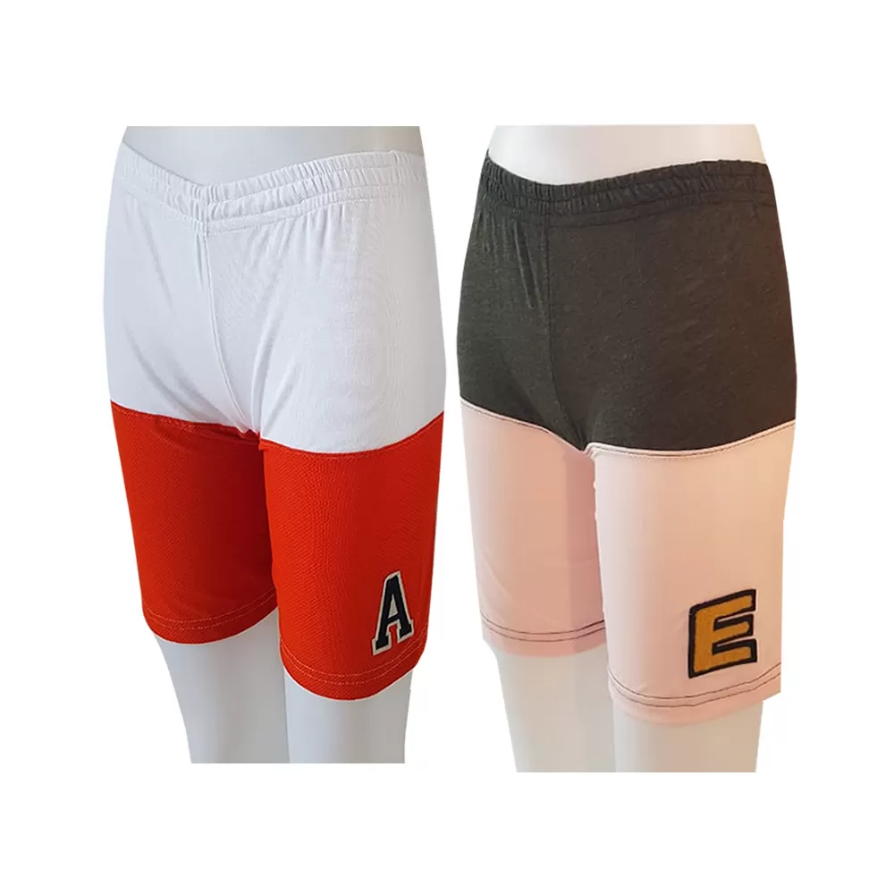 14 yrs Boy & Girl Ice Cream Soft Cotton Short - 2PCs - image 1