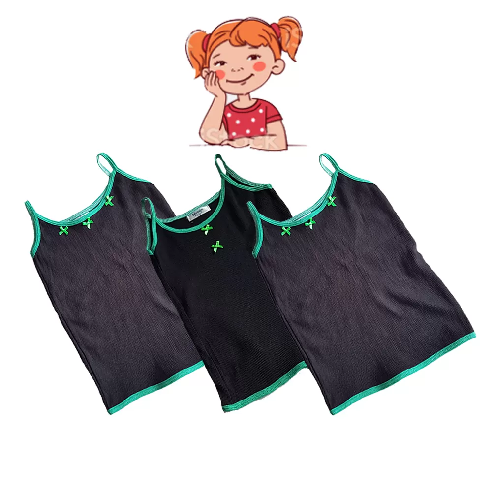 4-5 yrs Kids Girl Cotton Vest Top For Size 4