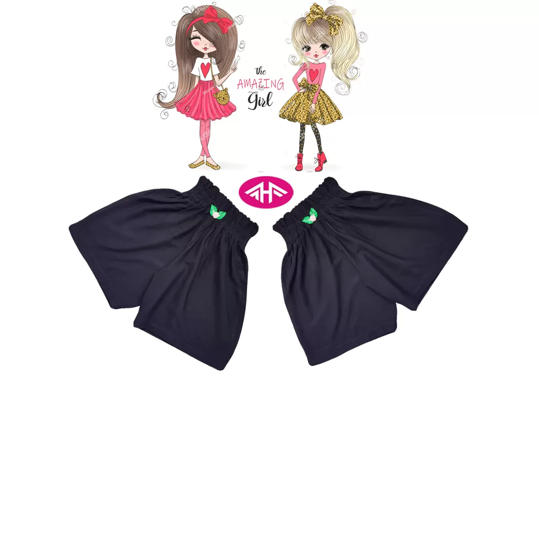 9-10 yrs AHF  Kids Girl Fancy Short Pants  - image 1