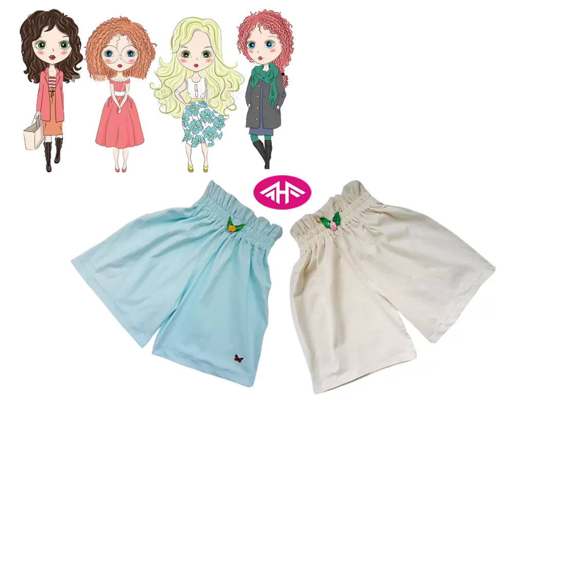 9-10 yrs AHF  Kids Girl Fancy Short Pants  - image 1