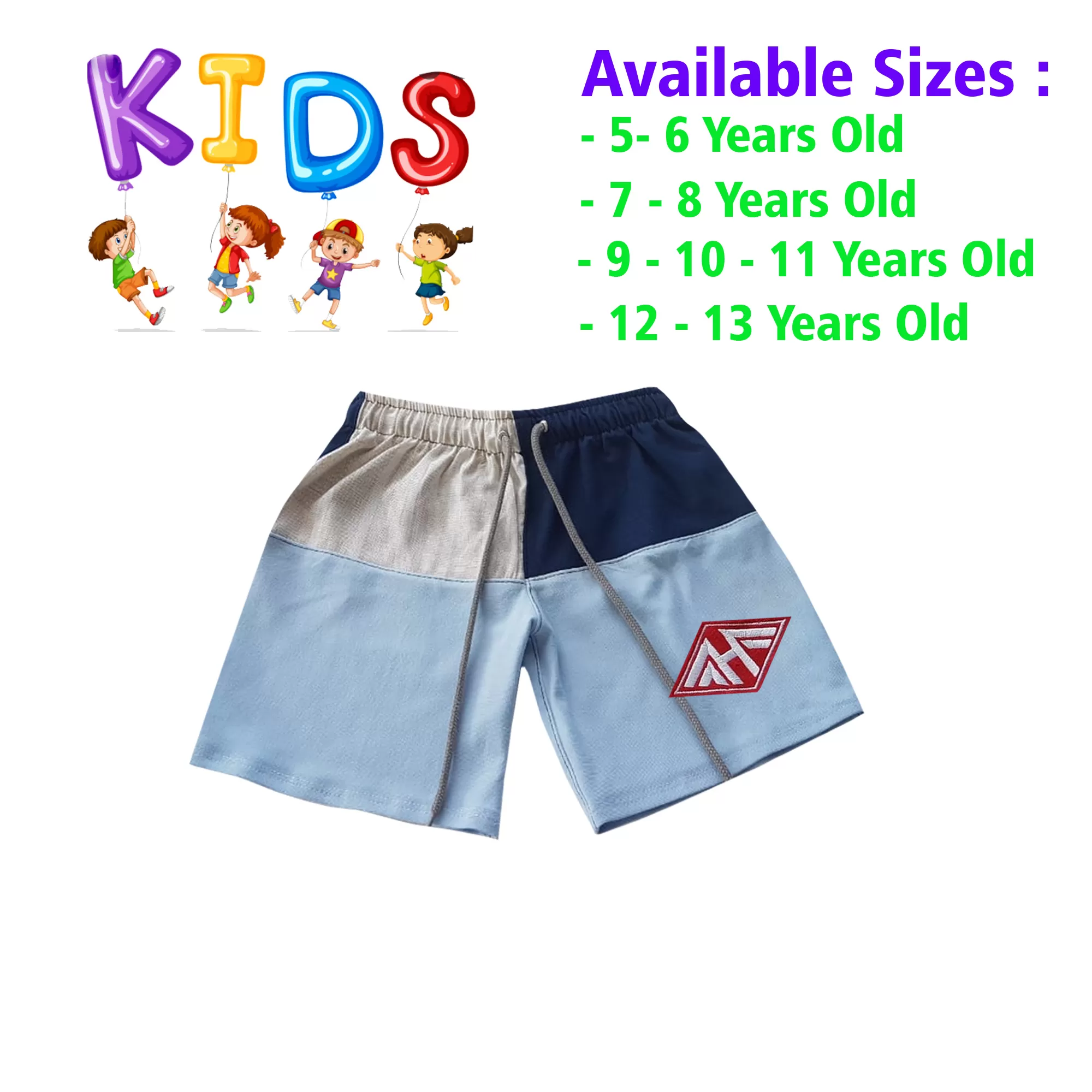 10-11 yrs Unisex Kids Boy & Girl Cotton Short  - image 1