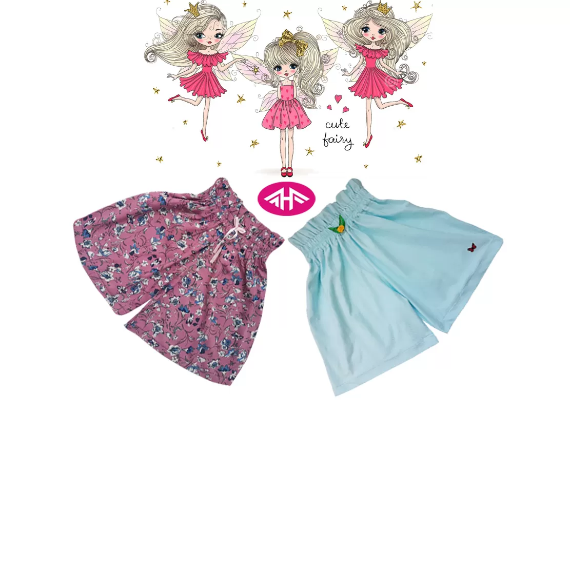 9-10 yrs AHF  Kids Girl Fancy Short Pants  - image 1