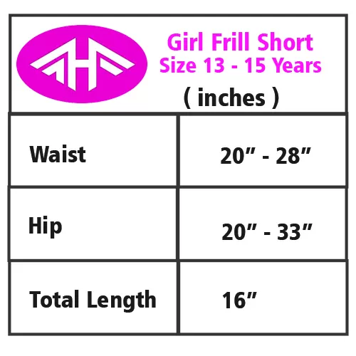 15 yrs AHF  Girl Frill Viscose Short Pants  - image 6