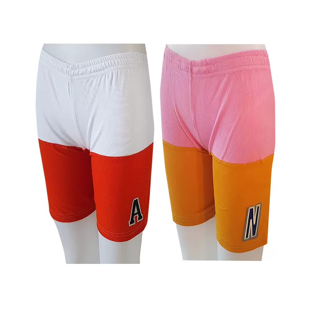 14 yrs Boy & Girl Ice Cream Soft Cotton Short - 2PCs - image 1