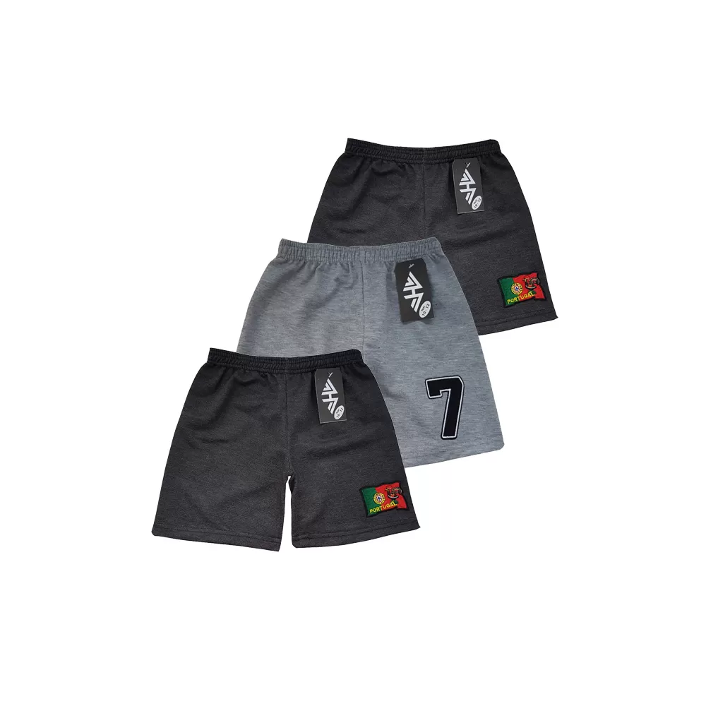 10-12years Kids Boy Short Pure Cotton Pants - Grey  - image 1