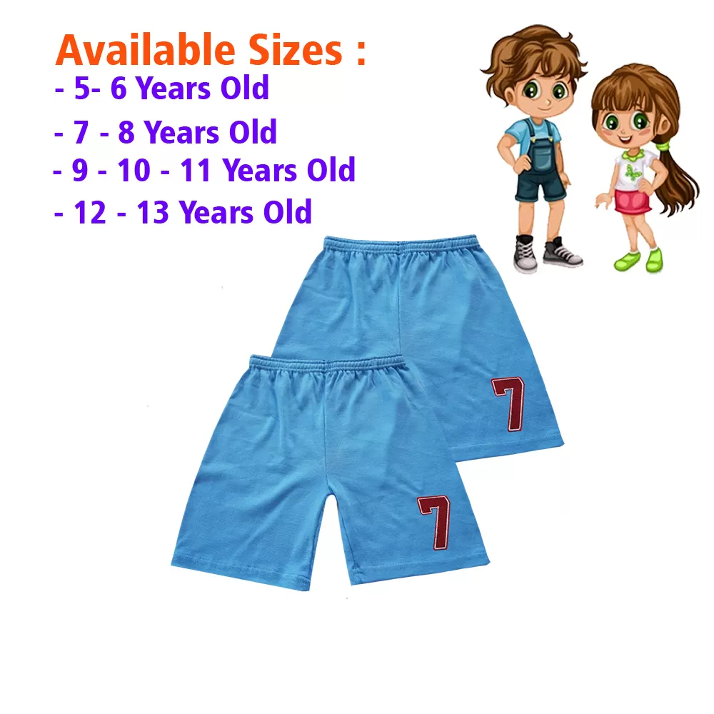 9-10 yrs Kids Boy & Girl Cotton Short Pants - 2 PACK - image 1